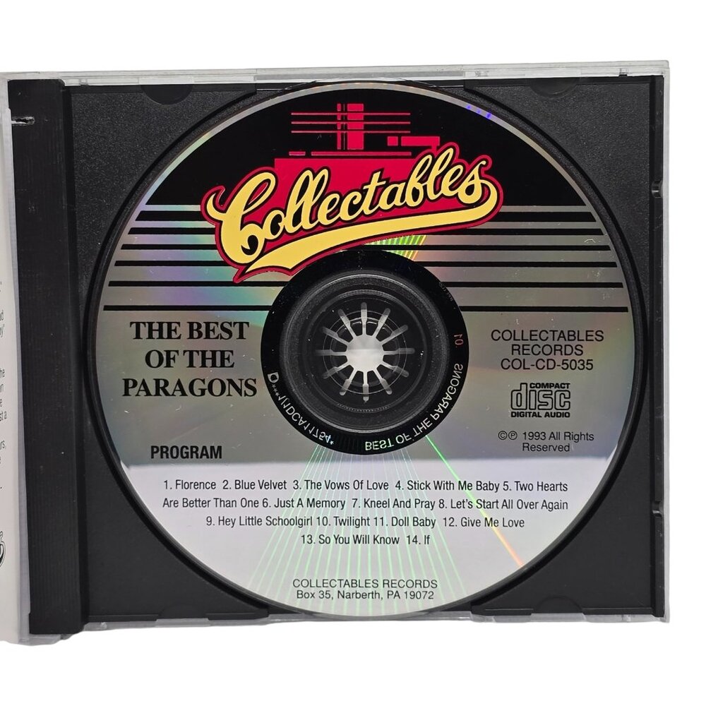 The Best Of The Paragons CD Collectables COL-5035 Doo-Wop R&B Vocal Group 1993 - Picture 3 of 4